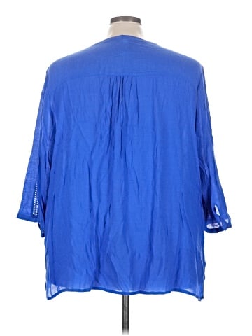 Catherines 3/4 Sleeve Blouse (view 2)