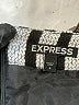 Express 100% Polyester Stripes Silver Casual Skirt Size 6 - photo 4