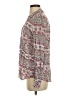 Maeve 100% Rayon Tweed Pink Long Sleeve Blouse Size XS - photo 5