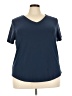 Roz & Ali Blue Short Sleeve Top Size 3X - photo 1