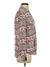 Maeve 100% Rayon Tweed Pink Long Sleeve Blouse Size XS - photo 4