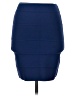 BCBGMAXAZRIA Solid Blue Casual Skirt Size S - photo 1