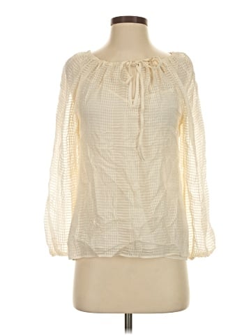 Tory Burch 3/4 Sleeve Silk Top (view 1)