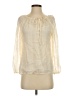 Tory Burch 100% Silk Ivory 3/4 Sleeve Silk Top Size XS - photo 1