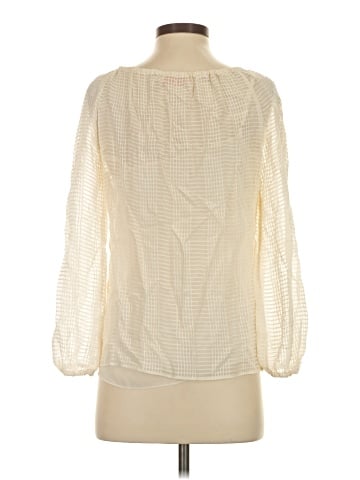 Tory Burch 3/4 Sleeve Silk Top (view 2)