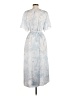 Vince. Tie-dye Blue Casual Dress Size M - photo 2