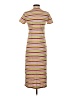 J.Crew Stripes Brown Casual Dress Size S - photo 2