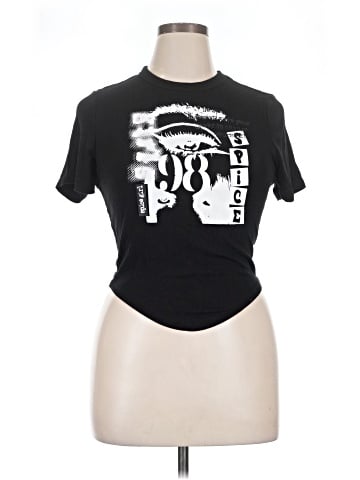 Shein Curve Short Sleeve T-Shirt (view 1)