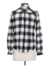 Maurices Plaid Gray Long Sleeve Button-Down Shirt Size S - photo 2