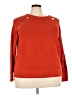 MICHAEL Michael Kors Orange Ivory Pullover Sweater Size 3X - photo 1