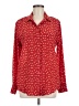 Zoe & Sam Polka Dots Red Long Sleeve Blouse Size M - photo 1