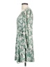 Lush 100% Polyester Floral Green Casual Dress Size S - photo 5