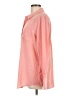 Nine West 100% Polyester Color Block Pink Long Sleeve Blouse Size L - photo 5