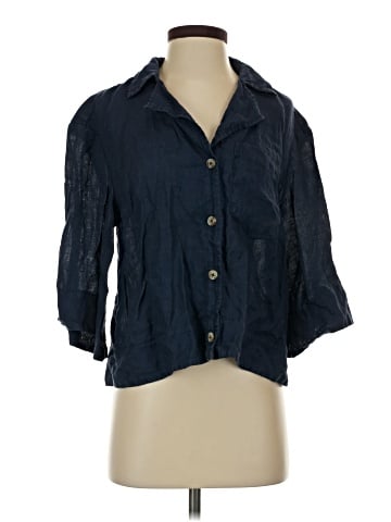 Maeve by Anthropologie 3/4 Sleeve Button-Down Shirt (view 1)