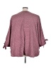 Catherines 100% Polyester Pink 3/4 Sleeve Blouse Size 4X - photo 2