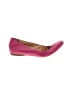 J.Crew 100% Leather Color Block Pink Flats Size 7 1/2 - photo 1