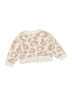DKNY 100% Polyester Animal Print Ivory Cardigan 9-12 MO / 12 MO - photo 2