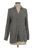 J.Jill 100% Rayon Houndstooth Gray Long Sleeve Blouse Size S - photo 1