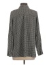 J.Jill 100% Rayon Houndstooth Gray Long Sleeve Blouse Size S - photo 2