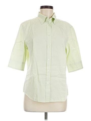 Talbots 3/4 Sleeve Button-Down Shirt (view 1)