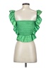 Cake For Dinner Green Sleeveless Blouse Size XXS - photo 2