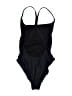 J.Crew Solid Black One Piece Swimsuit Size 8 - photo 2