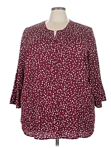 Catherines 3/4 Sleeve Blouse (view 1)