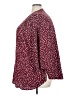 Catherines 100% Polyester Polka Dots Burgundy 3/4 Sleeve Blouse Size 3X - photo 5