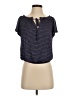 Veronica M. Blue Short Sleeve Top Size XS - photo 1