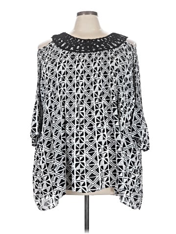 Catherines 3/4 Sleeve Blouse (view 1)