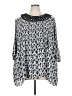 Catherines 100% Polyester Silver 3/4 Sleeve Blouse Size 4X - photo 1