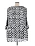 Catherines 100% Polyester Silver 3/4 Sleeve Blouse Size 4X - photo 2
