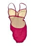 J.Crew Color Block Pink One Piece Swimsuit Size 8 - photo 2