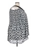 Catherines 100% Polyester Silver 3/4 Sleeve Blouse Size 4X - photo 4