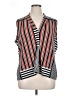 Calvin Klein Stripes Red Sleeveless Blouse Size 1X - photo 1
