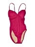 J.Crew Color Block Pink One Piece Swimsuit Size 8 - photo 1