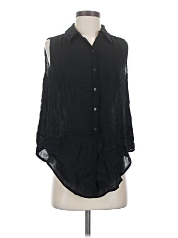 Express 3/4 Sleeve Button-Down Shirt (view 1)