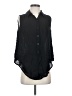 Express Black 3/4 Sleeve Button-Down Shirt Size XS - photo 1