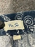 Per Se Paisley Blue Linen Pants Size 2X - photo 4