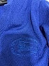 Burberry 100% Merino Extra Fine Wool Blue pullover sweater Size M - photo 6