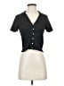 Madewell Black Short Sleeve Blouse Size XS - photo 1