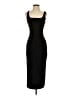MNG Solid Black Cocktail Dress Size 2 - photo 1