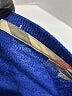 Burberry 100% Merino Extra Fine Wool Blue pullover sweater Size M - photo 7