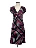 Worthington Print Purple Cocktail Dress Size S - photo 1