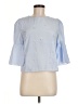 Do & Be Blue 3/4 Sleeve Blouse Size M - photo 1