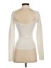 Intermix Ivory Long Sleeve Top Size S - photo 2