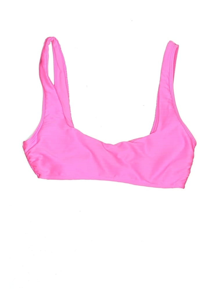 Pre-owned Salt + Cove Swimsuit Top Pink Swimwear