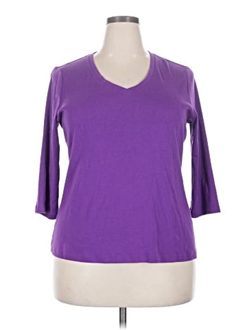 St. John's Bay 3/4 Sleeve Top (view 1)