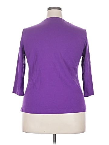 St. John's Bay 3/4 Sleeve Top (view 2)