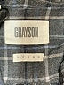 Grayson 100% Cotton Plaid Gray Long Sleeve Button-Down Shirt Size Sm (2) - photo 7